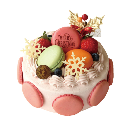 いちごのマカロンショート