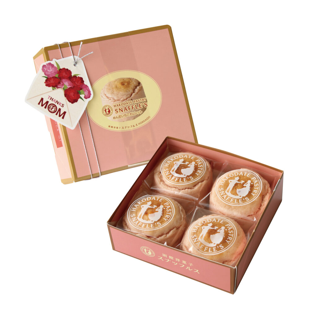 【母の日タグ付き】めん恋いちごオムレット４個入